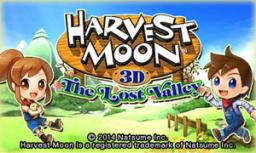 Harvest Moon 3D: The Lost Valley Title Screen